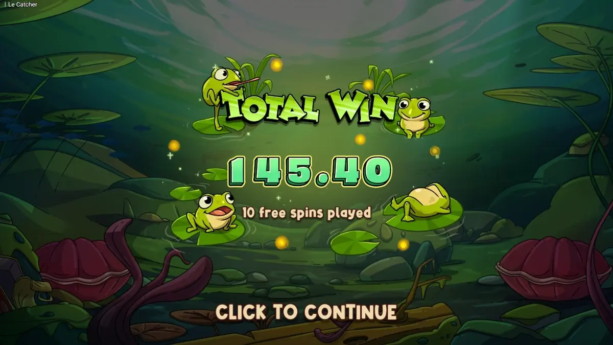 Guaxinim pescador no slot Le Catcher